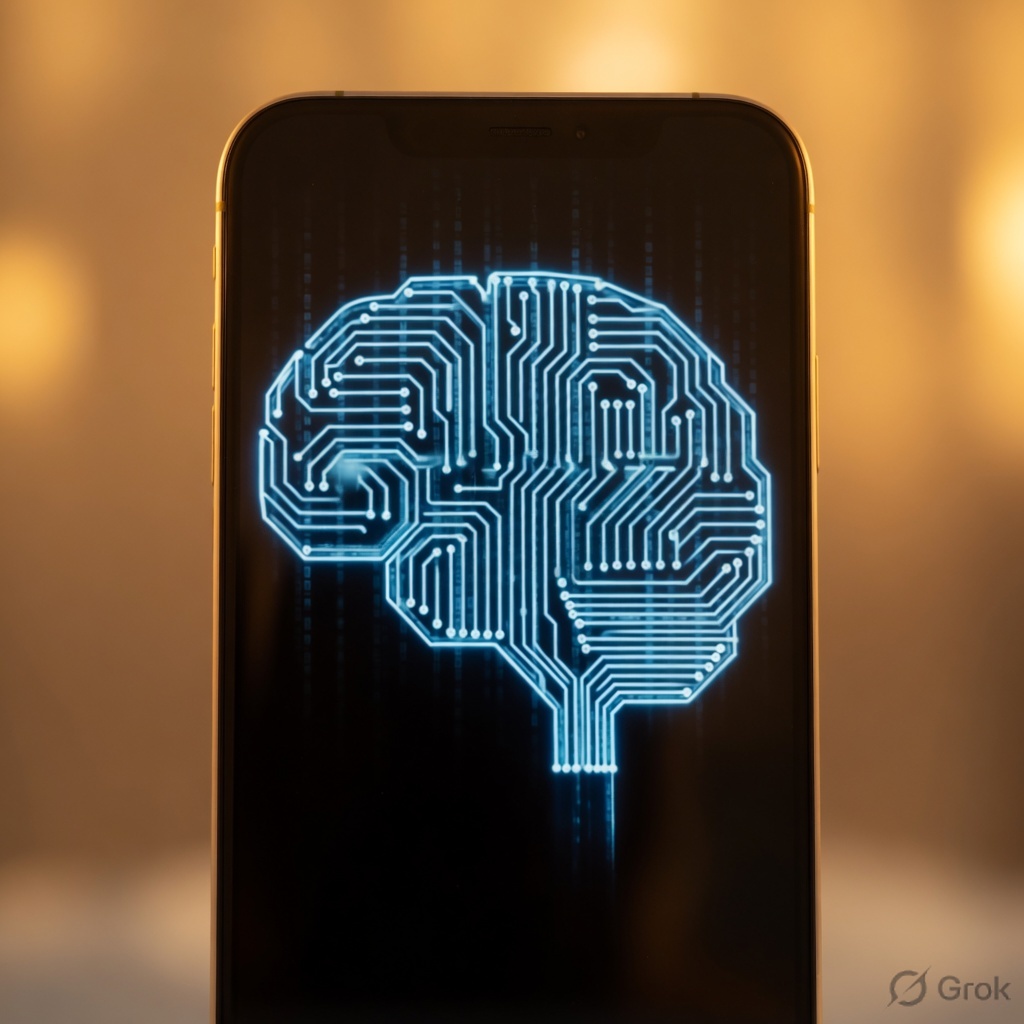 Tinka Core — circuit mind on device, golden hour light